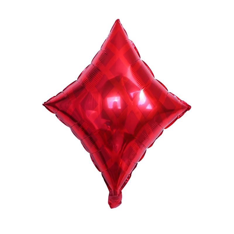 Quadratisches Herz Pik Folienballon Hochzeitsfeier Dekoration Thema Dekorative Artikel