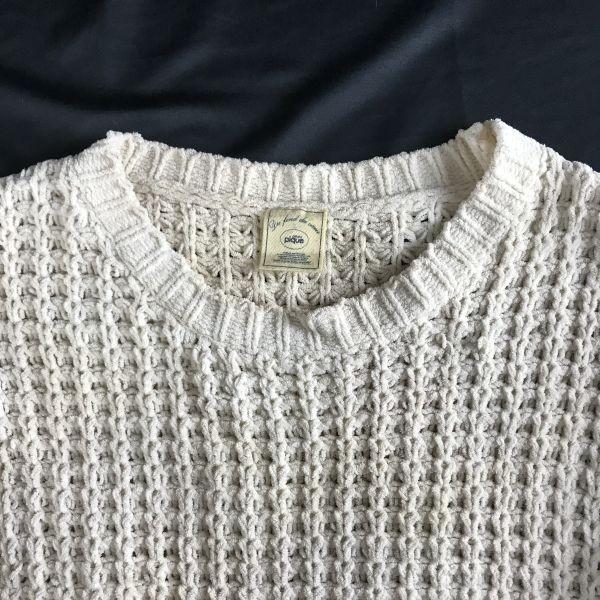 Gelato Pique Big Size Waffle Pullover Ivory Roomwear Pajama F(USED)