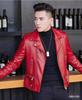 Spring and Autumn New Leather Jacket Motorcycle Leather Jacket Men's Short Slim Handsome Youth Men's Jacket Trend