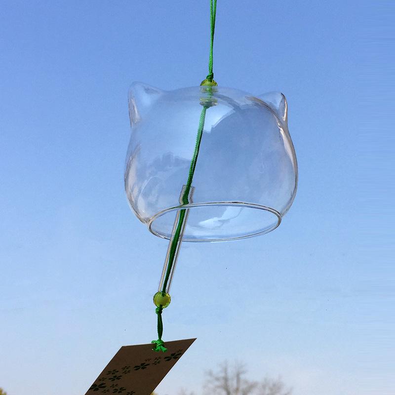 Hand-Painted Glass Wind Chimes for Student DIY Projects and Outdoor Decor