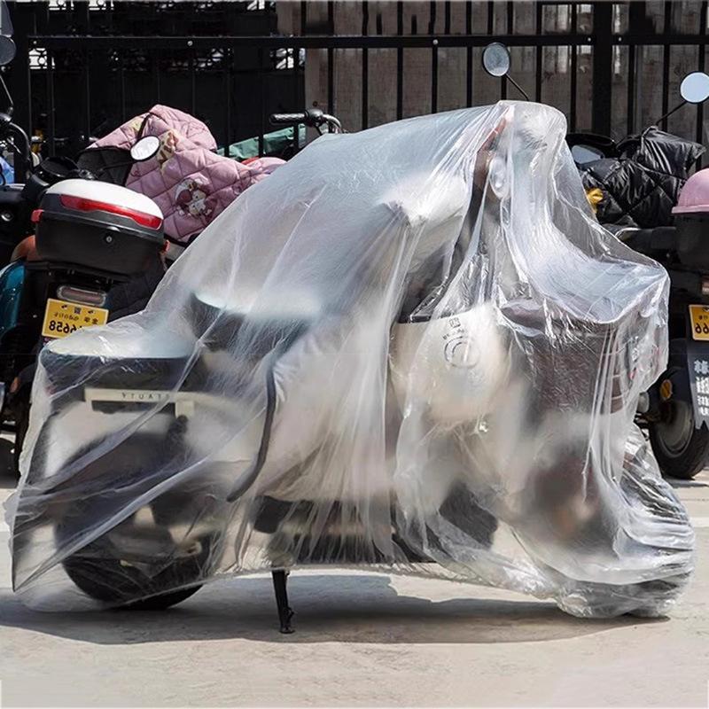 Elektroauto Motorrad Staubschutz Haushalt Einweg Regenschutz Straßenbahn Fahrrad Universal Transparent Wasserdicht Kleidung