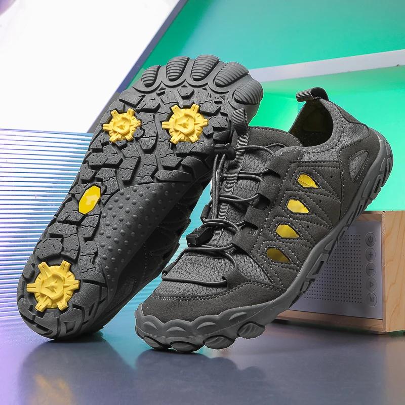 

Water Shoes Men and Women Barefoot Hiking Shoes Quick-Dry Aqua Sneakers Beach Wide Toe Shoes Womens Yoga Mens Running Sneakers 36 сірий