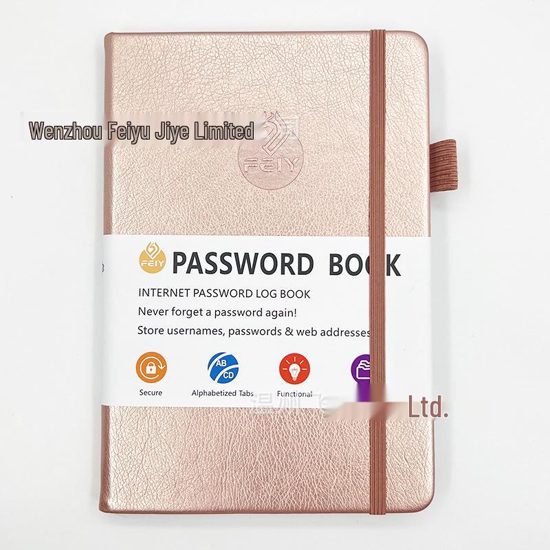 In Stock: English Password, Address & Telephone Book - Cross-border Festival Notebook