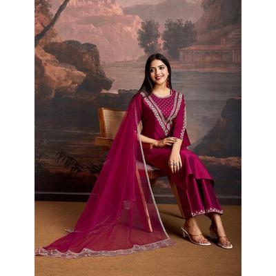 Presenting New Roman Fabric Beautiful Suit Set