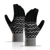 Winter Men's Plush Cold and Warm Gloves with Split Finger Touch Screen Knitted Gloves