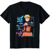 Naruto Kakashi Lightning Blade 2D Print Summer Cotton T-Shirt | Sharingan Anime Short-Sleeve Unisex Japanese Style