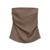 Off-the-Shoulder Kaslead Women's Clothing Sexy Pure Desire Tube Top