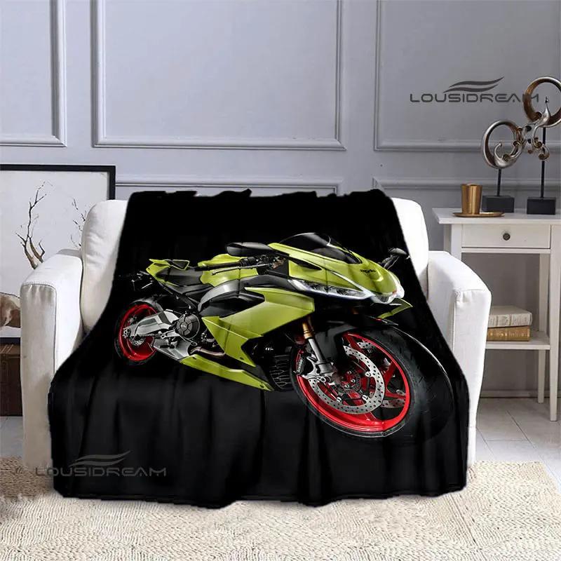 Aprilia Motorcycle Logo Printed Blanket Children's Warm Blanket Soft and Comfortable Blanket Home Travel Blanket Birthday Gift
