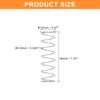 uxcell Set of 5 Compression Springs, Wire Diameter 0.02 inch (0.6 mm), Outer Diameter