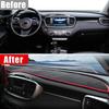 Car Dashboard Cover Avoid Light Pad Sun Shade Anti-UV Carpets Non-Slip Mats For Kia Sorento 3 UM 2015 2016 2017 2018 2019 2020