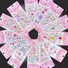 Children's 3D Princess Cartoon Diamond Gem Stickers - Cute Acrylic Crystal Toys