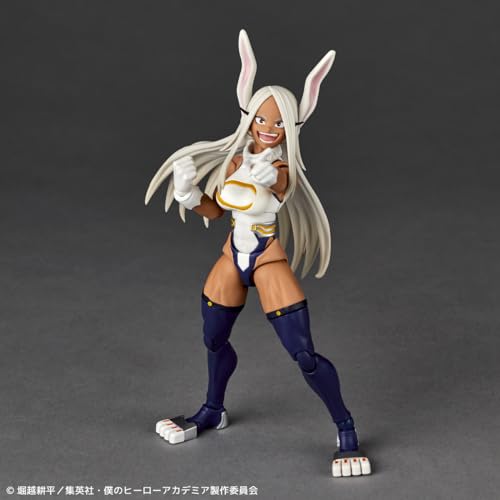 Kaiyodo Revoltech My Hero Academia Mirko, approximately 140mm tall, non-scale PVC & ABS painted action figure