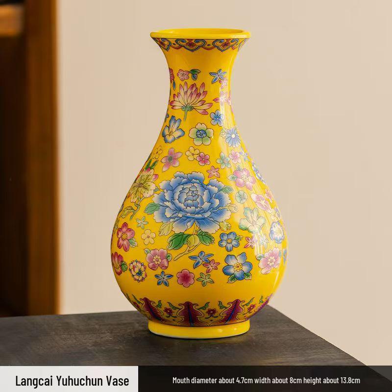 Antique Blue and White Chinese Porcelain Vase - European & American Handicraft for Flower Arrangements