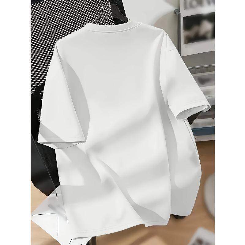 T-shirt da donna alla moda con scollo rotondo, taglia europea