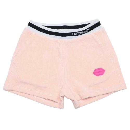 Off White Childrens/Kids Sponge Casual Shorts