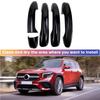 L10A Door Handle Cover Trim For Mercedes Benz C E GLC GLB A B GLE GLS CLA GLA Class W213 W205 X253 2016- LHD