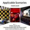 Self-adhesive Hexagonal Sound-absorbing Board Noise Reduction Soundproof Wall Sticker Background Wall Decoration For Bedroom Off