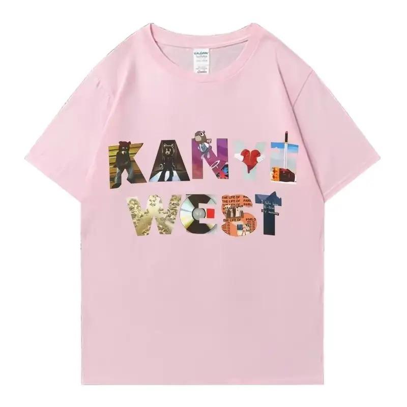 Y2K HipHop Kanye West Album TShirt Harajuku Fashion Graphic Apparel Vintage Street Style Short Sleeve Unisex Women Men Tshirt