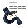 Universell 1/4" Skrue 36° Roterbart Feste Motorsykkel Håndtak Klemmeholder For 11 10 9 8 7 6 5 4 3 Actionkamera Sykkel Styrefeste