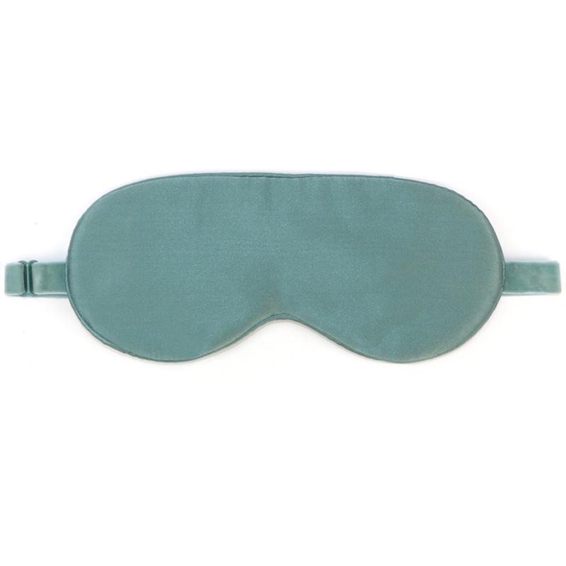 19 Momme Těžká Hedvábná Maska na Oči s Nastavitelným Sametovým Páskem - Prodyšná, Blokující Světlo, Morušové Hedvábí