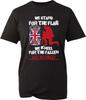 We Stand For The Flag T Shirt We Kneel For The Fallen T Shirt Unisex T Shirt