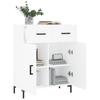 Sideboard White 69.5 x 34 x 90 cm Particleboard