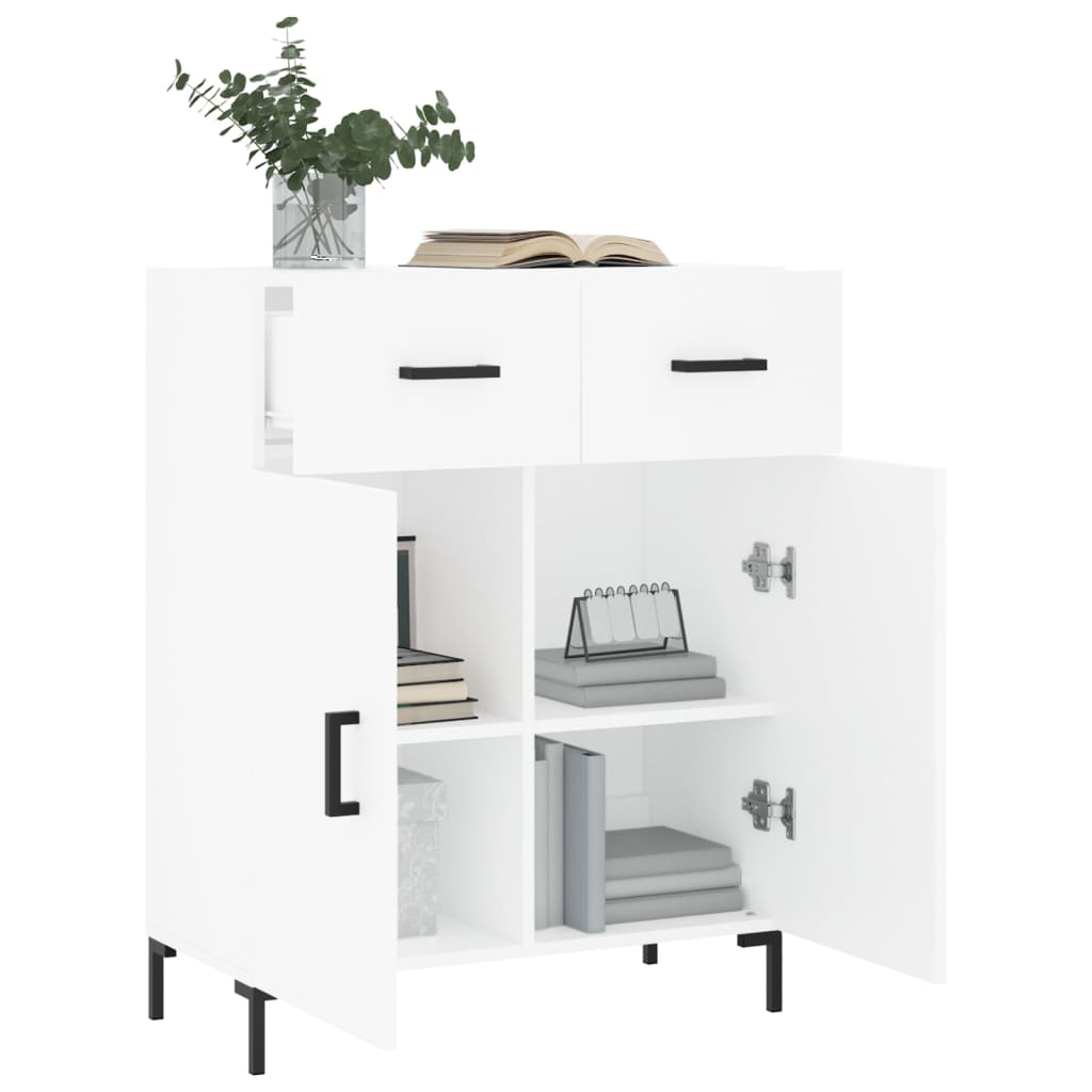 Sideboard White 69.5 x 34 x 90 cm Particleboard