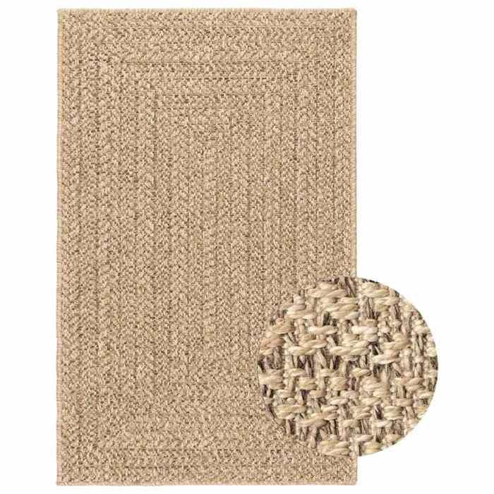 VidaXL Tapis ZIZUR 240x340 cm aspect de jute intérieur et extérieur, tapis d'extérieur, tapis de sol, tapis d'intérieur, 4006157