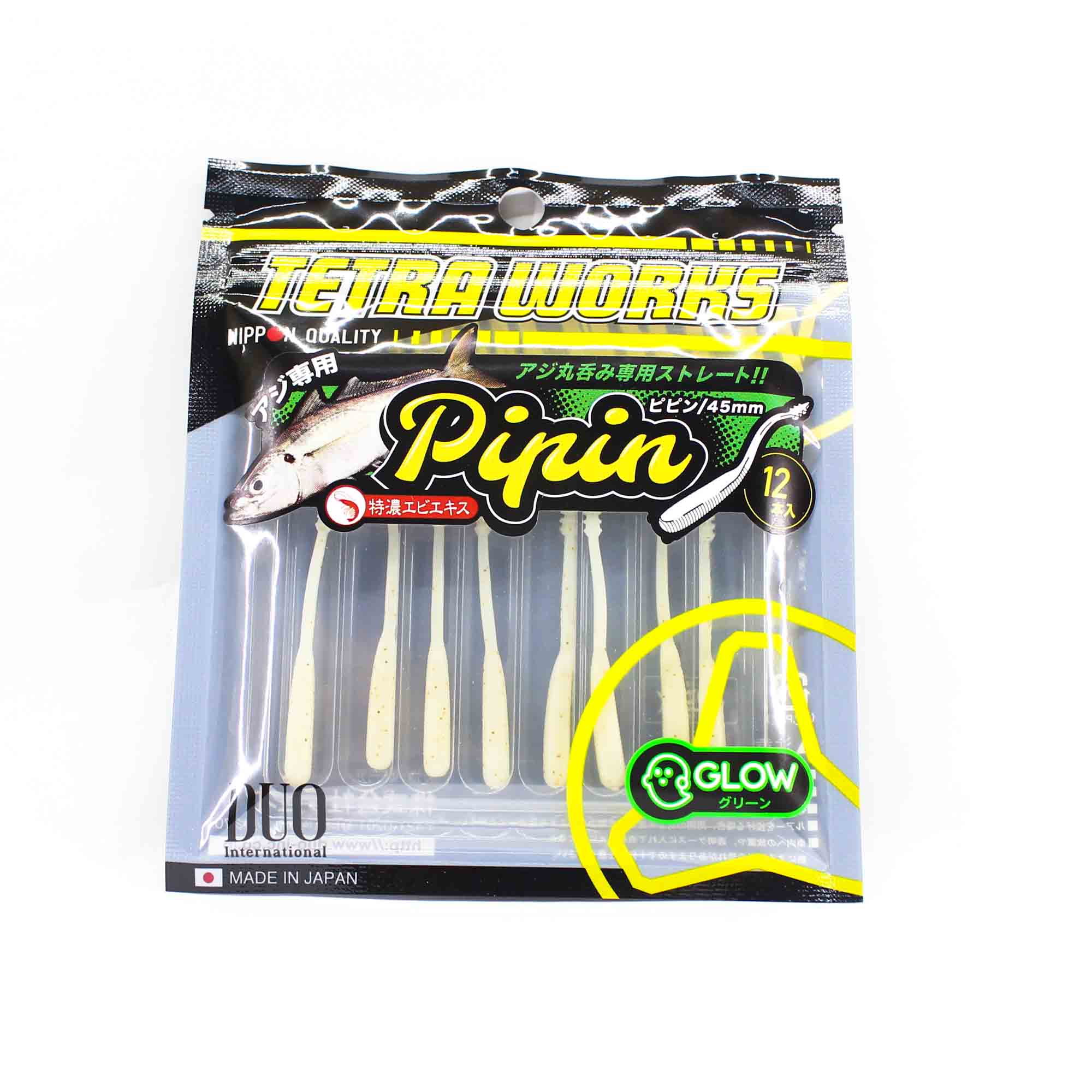 

Duo Soft Lure Tetra Works Pipin 45 мм 12 штук в упаковке S501 (9042)