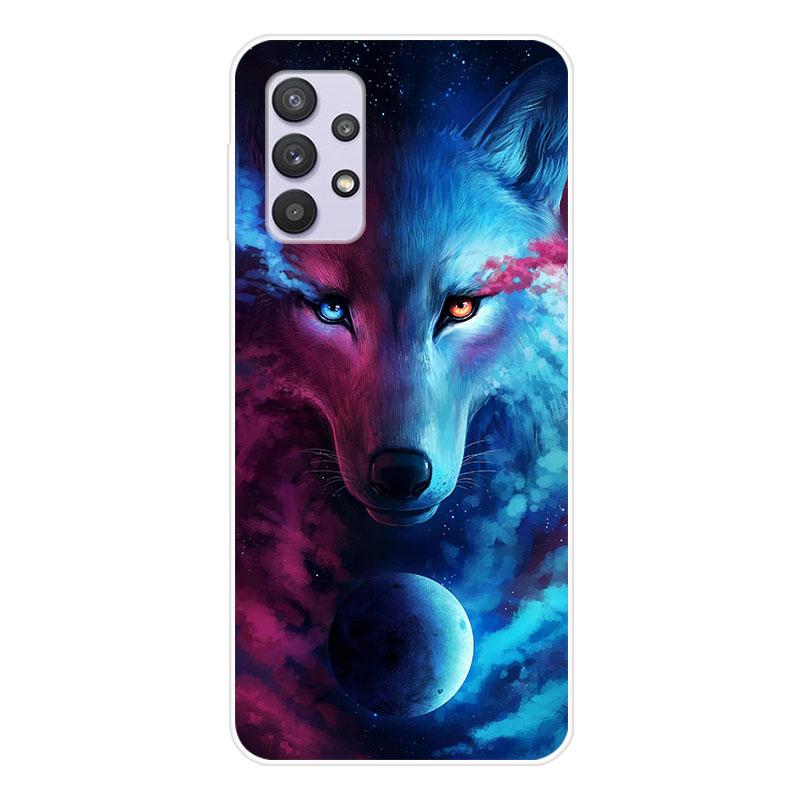 

Для Samsung Galaxy A32 A 32 GalaxyA32 чехол Мягкая силиконовая задняя крышка модный чехол для телефона с мультяшным рисунком For Samsung Galaxy A32 детские порошок