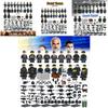 Military Police Building Blocks Set 22pcs Abs Plastic Diy Figure Toy For Boys