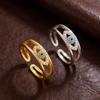 Ring Female Niche Personality Opening Adjustable Non-fading Jewelry Couple Jewelry