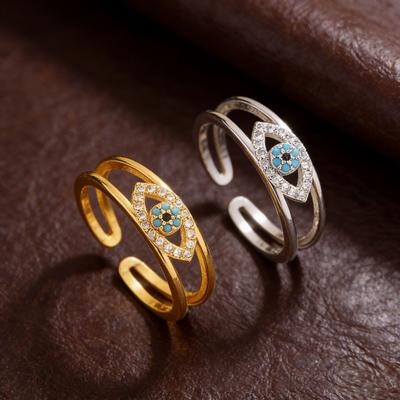 Ring Female Niche Personality Opening Adjustable Non-fading Jewelry Couple Jewelry