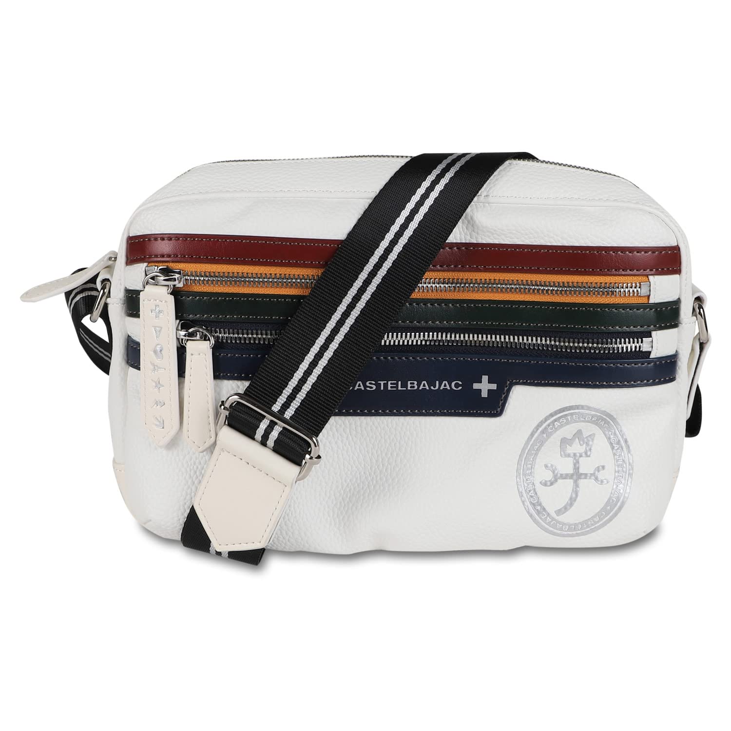 

CASTELBAJAC Горизонтальна плечова сумка Yacht 028162 (Білий (мас))