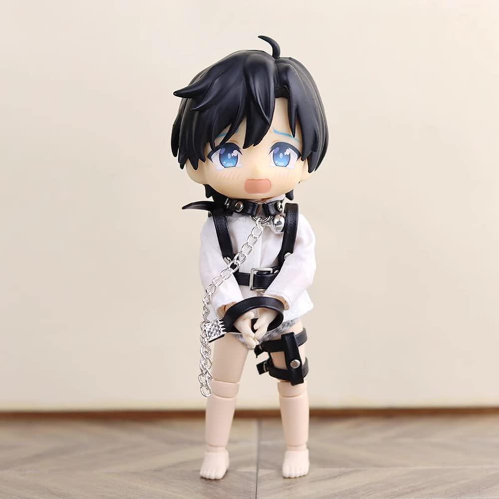 Obitsu 11 OB11 Size Costume, Belts, Restraints, 4-Piece Set for Obitsu Doll 11cm Body