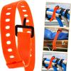 Customizable Silicone Cable Ties & Portable Adjustable Straps