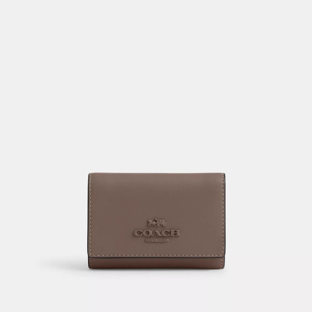 

Кошелёк Coach Micro тёмный камень