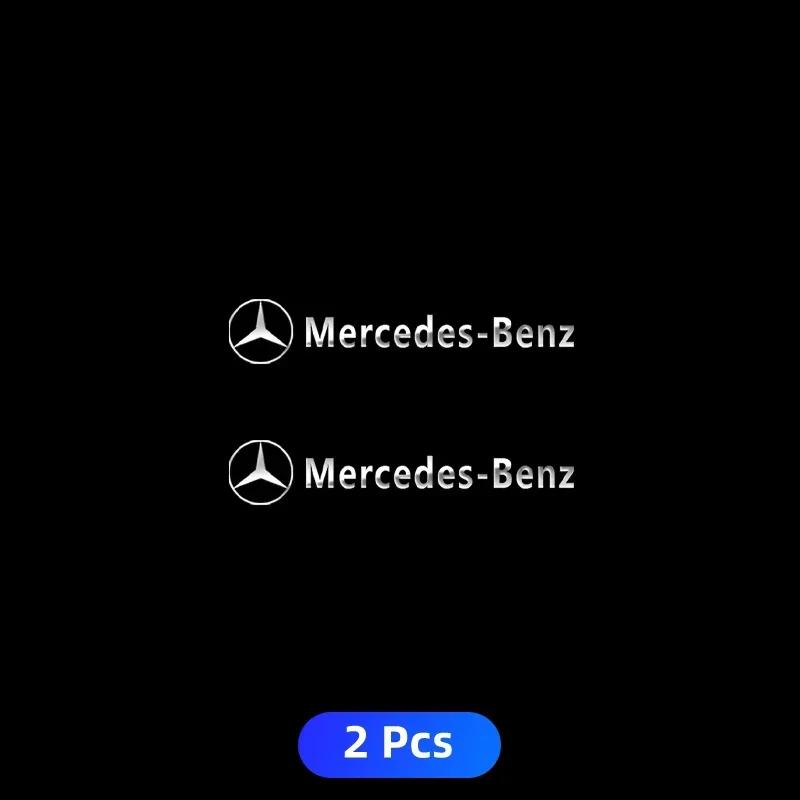 

2/5/10pcs Car Logo 3D Metal Stickers Decorative Accessories For Mercedes Benz A180 A200 A260 W203 W210 W211 W204 C E S CLS