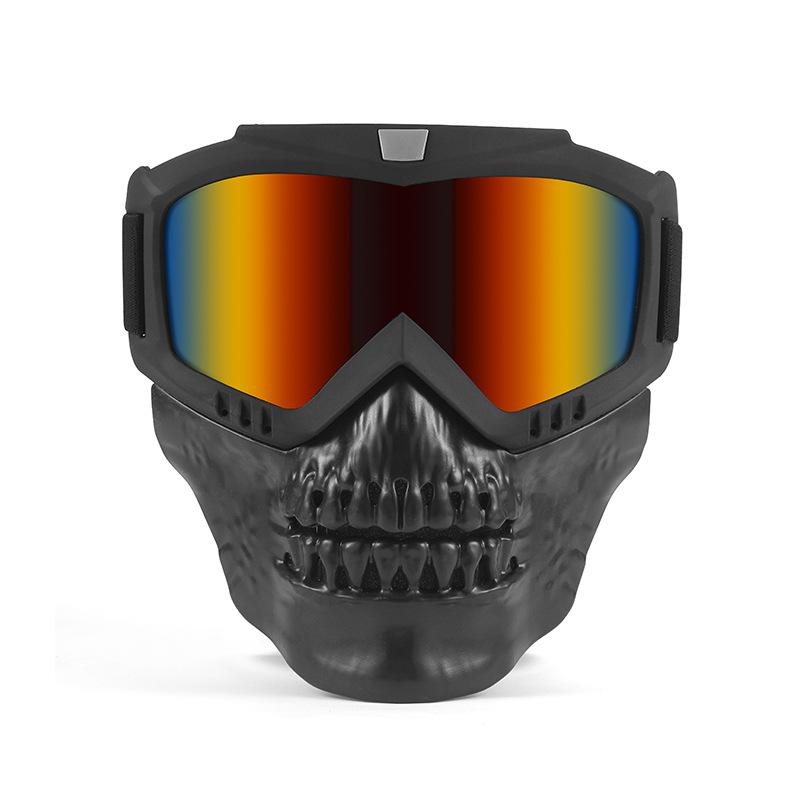 One-Piece Detachable Riding Mask - Windproof, Sandproof, Wide Vision & Comfortable Breathable for Off-Road Use