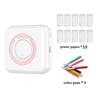 Cross-border Student Pocket Mini Inkless Photo Printer for Data Label and Question Search