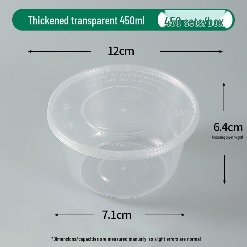 

Disposable Round Plastic Takeaway Containers