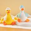 Slow-Rising Duck Squeeze Toy Soft TPR Stress Reliever with Interchangeable Outfits Portable Fidget Decompression Gadget for Kids Adults