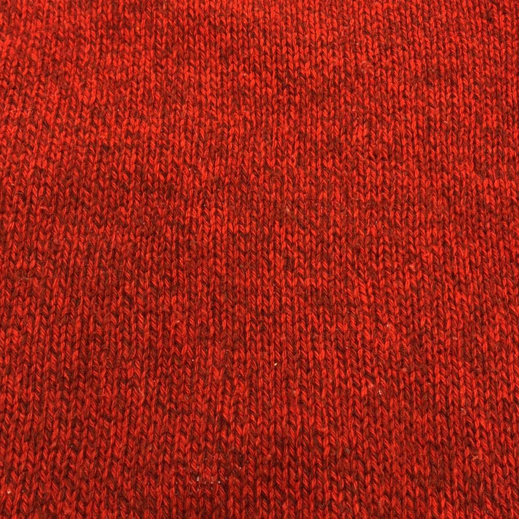 L.L.BEAN 80s Wool Blend Vintage Long Sleeve Crew Neck Knit L Red Sweater Men's Used