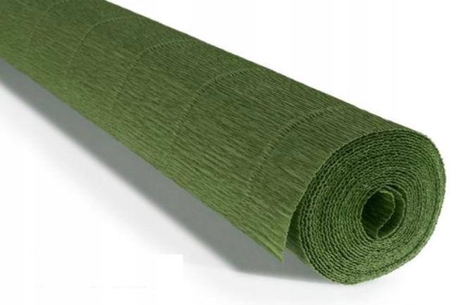 Bibuła Dekor Krep 50x250 Cm 180GR 565 ZIELONA ŁODY
