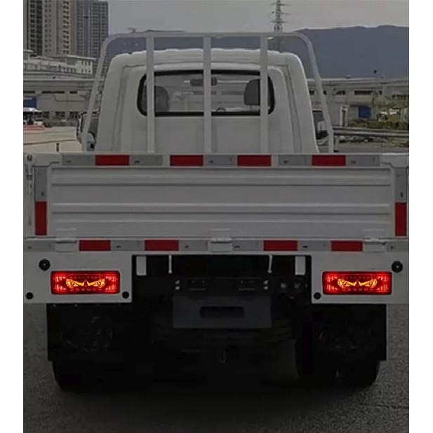Turn Signal CNSUNNYLIGHT Devil's Eye Brake Light Driving Light ABS 12V 2Pcs LED Truck Tail Lamps Taillight Reversing Light