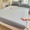 Washed embroidered fitted sheet three-piece set bed partition and non-slip all-inclusive mattress protective cover