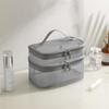 Large Capacity Travel Toiletry and Makeup Bag with Mesh Compartments