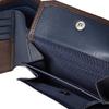 DEER SKIN Folding Wallet with Coin Purse JLMW8DS2 Chocolate [Lanvin Collection]