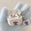 Polka Dot Powder Smudged Love Koala for AirPods 1 /pro1 Earphone Protective Case Cover Two or Three Generations of New Women