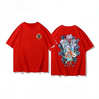 

Dragon Ball Super Saiyan Print Pattern Tshirt Casual Shortsleeved Tshirt Casual and Comfortable Parentchild Outfit S